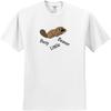 Fleißiger kleiner Biber - T-Shirt für Erwachsene 2XL Weiß