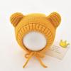 Warm Knitted Hat Windproof Beanie Hat New Ear Protection Hat  for 1-2Y