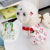 Cotton Dog Suspenders Dress Thin Breathable Summer Cat Clothes Puppy Princess Skirt  Spring