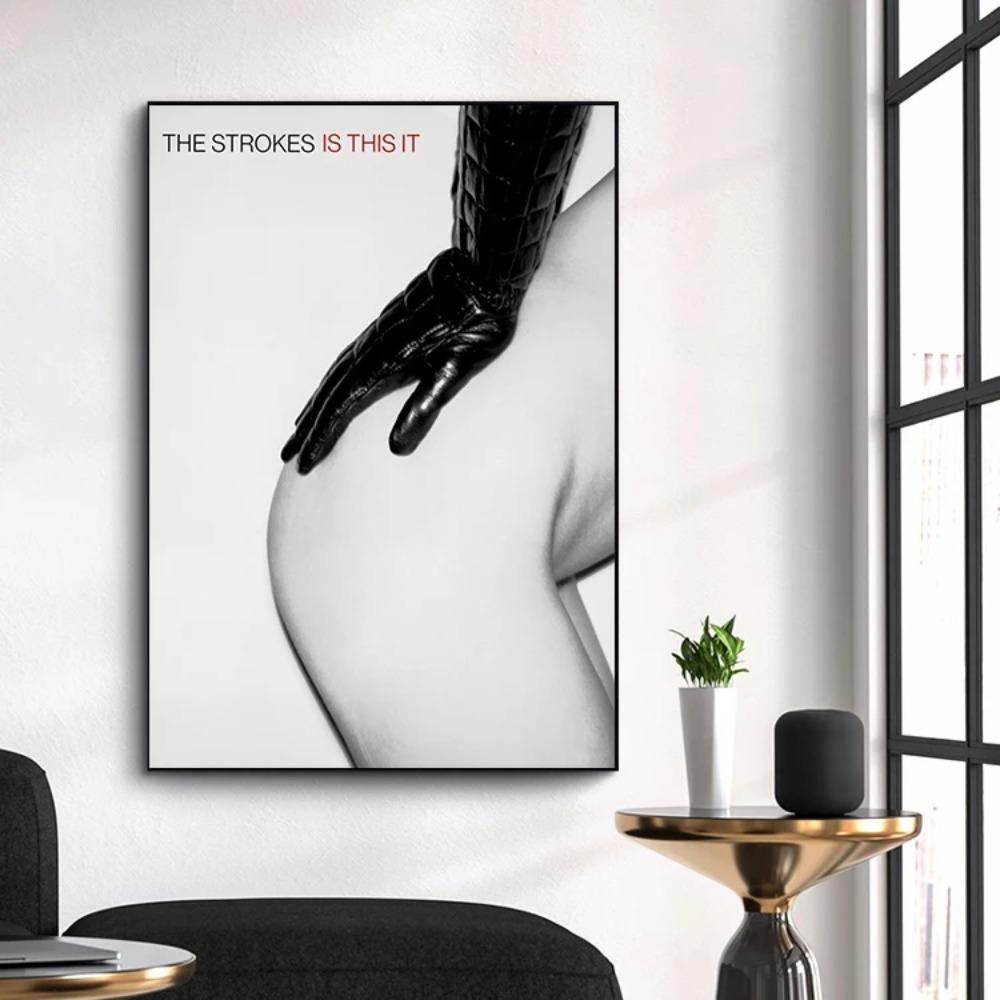American Famous Rock Band The Strokes Posters Rock Music Album Prints Canvas Painting Wall Art Pictures Home Bedroom Club Decor