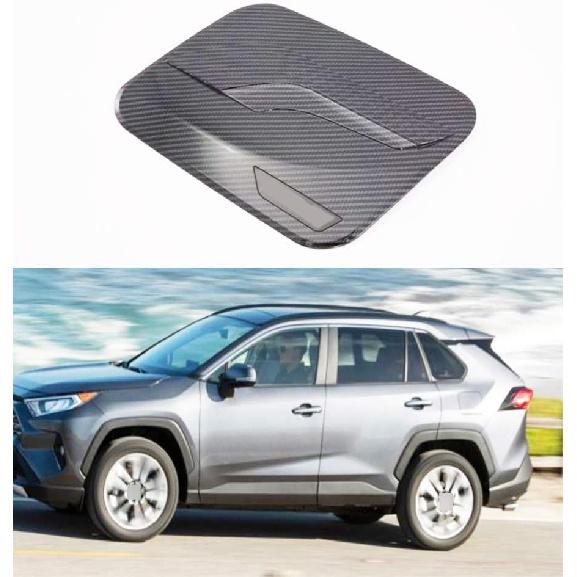 

/Крышка лючка бензобака из углеродного волокна Декоративная накладка на крышку бензобака для Toyota RAV4 RAV-4 2019-2020-2021-2022