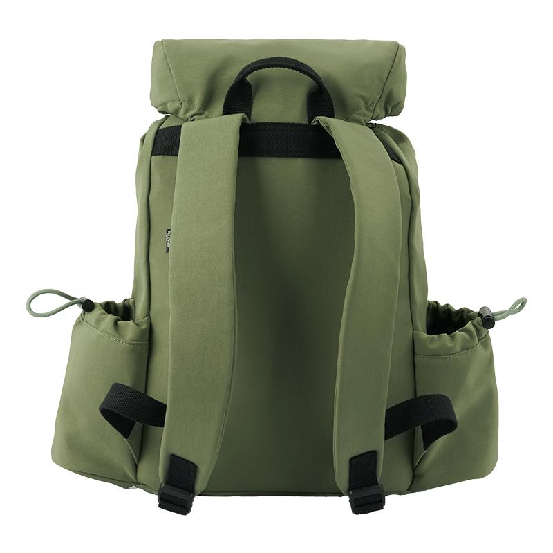 New Reebok Fabric Bucket Bag, Backpack Regular Unisex Black/Olive/Khaki RB230009M