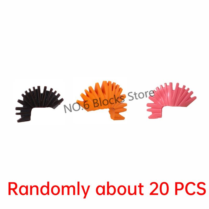 MOC Stad Figuur Kapsel Bouwsteen Lang Kort Krullen Jongens Meisjes Kleurrijk Haar Lichaamsdeel DIY Compatibel Speelgoed Mini Baksteen S03