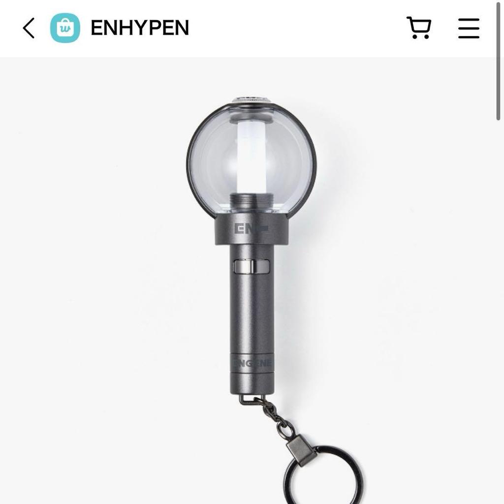 [USED] ENHYPEN LIGHT STICK VER.2 KEYRING
