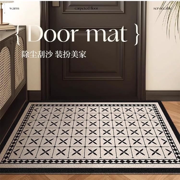 Door Floor Mat Door Entrance Silk Ring Dirt-Resistant Non-Slip Mat Household Leave-In Porch Floor Mat Can Be Cut Carpet