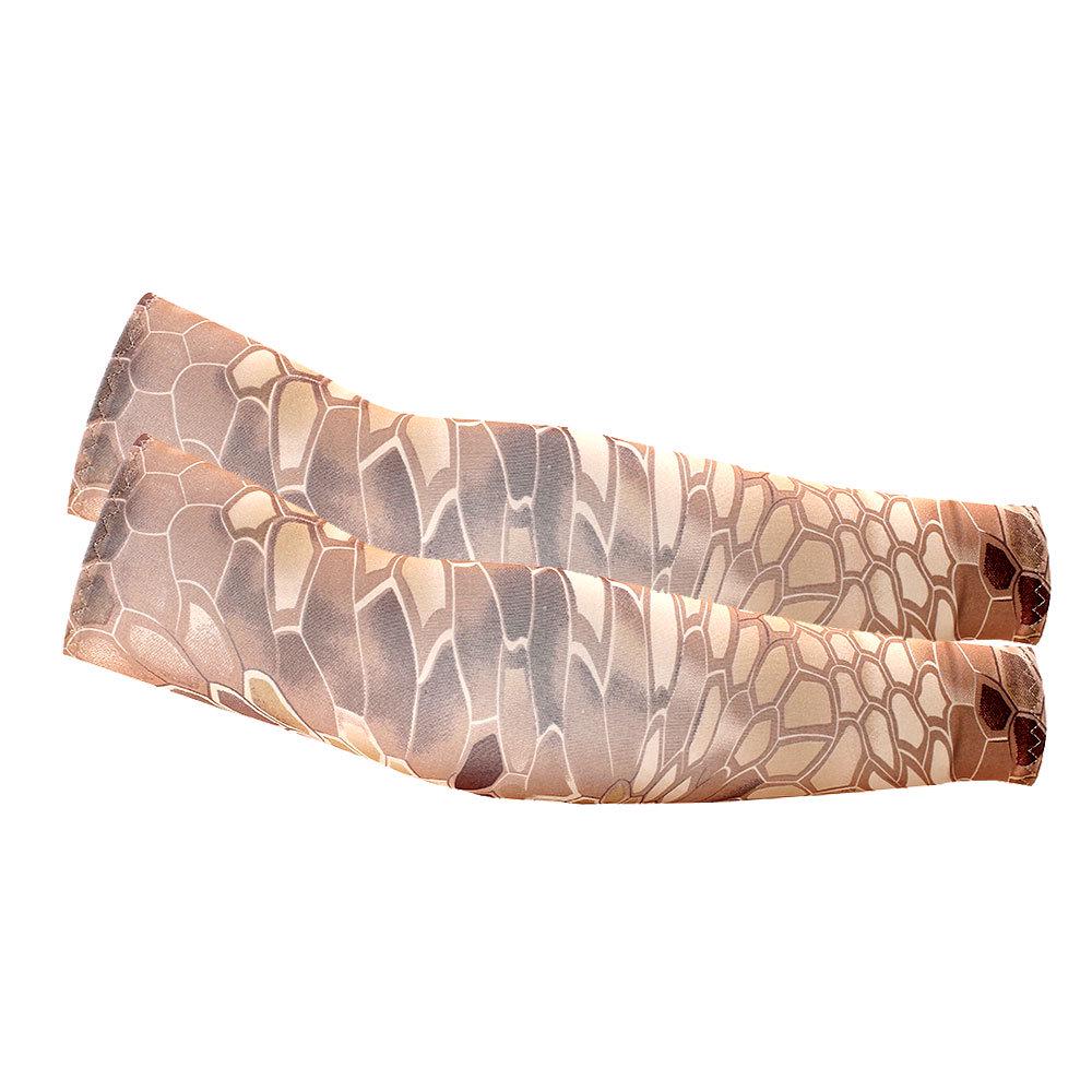 Summer Sunscreen Ice Silk Arm Sleeves: Breathable, UV Protection for Outdoor Cycling and Fishing