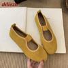 Fashion 2025 New Fashion Round Toe Women Mary Janes Flats Shoes Soft Female Slip On Footwear Shallow Ladies Flats With Shoes New