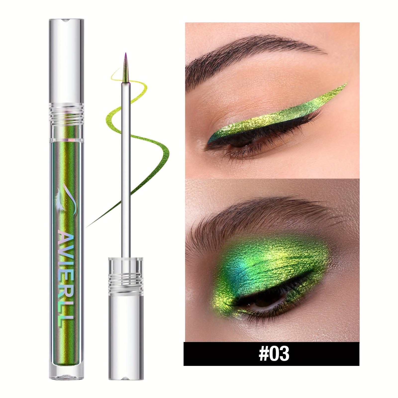 

6 цветов Подводка для глаз-хамелеона Стойкие жидкие тени для век Водонепроницаемая тонкая кисть-карандаш Зеленая синяя подводка для глаз Высокопигментированные тени для век 3#