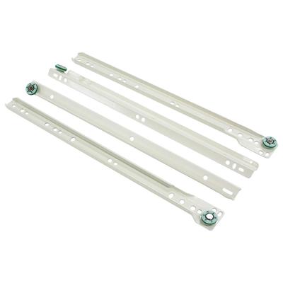 Waki Sangyo Trilha de Corrediça Trilho Inferior com Rodízios 350mm 2 Peças WS3835 (Par)