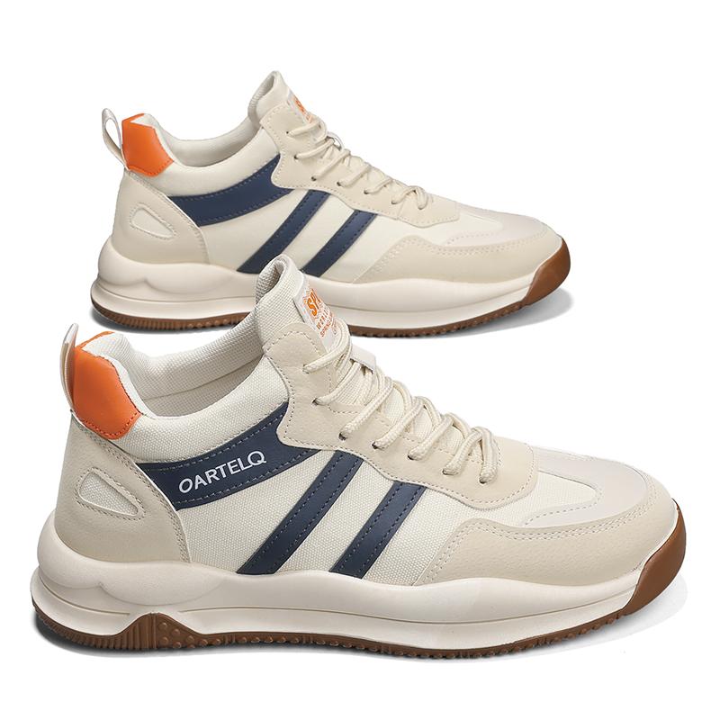 Fashion Men Shoes New Style Male Shoe Casual Breathable Sport Trendy All-Match Outdoor Thick Bottom Mans Sneakers Popular Model Trend Ru