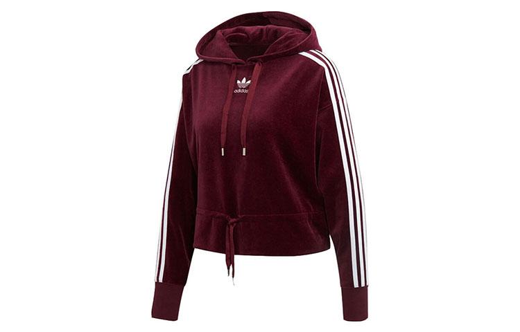 Adidas Originals Sweatshirt Women s Dark Reddish Purple FN2793 32