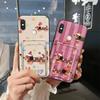 Anti-dust Fashion Design Phone Case For Xiaomi Mi 6X/A2 Back Cover Cartoon Card Slot Anti-knock Card Bag Silicone Cute