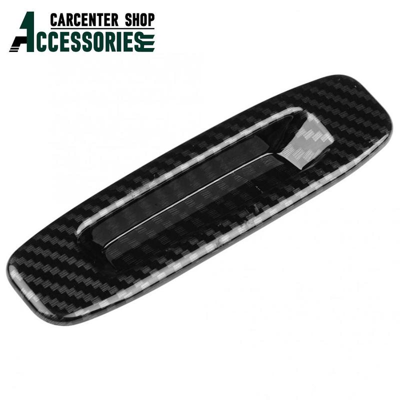 Carbon Fiber Black Sunroof Handle Trim Sunroof Handle Trim Fit for Toyota Tacoma 2016-