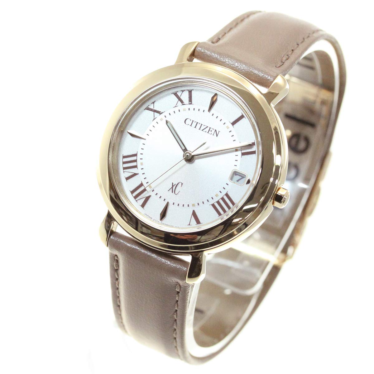 

CITIZEN xC Hikari Collection Eco-Drive Women’s Watch EO1203-03A, Solar Powered, Water Resistant, Beige