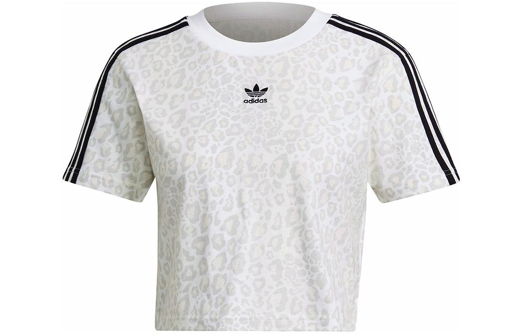 Adidas Originals Set in Sleeve T Shirt Women s White HB4756 30