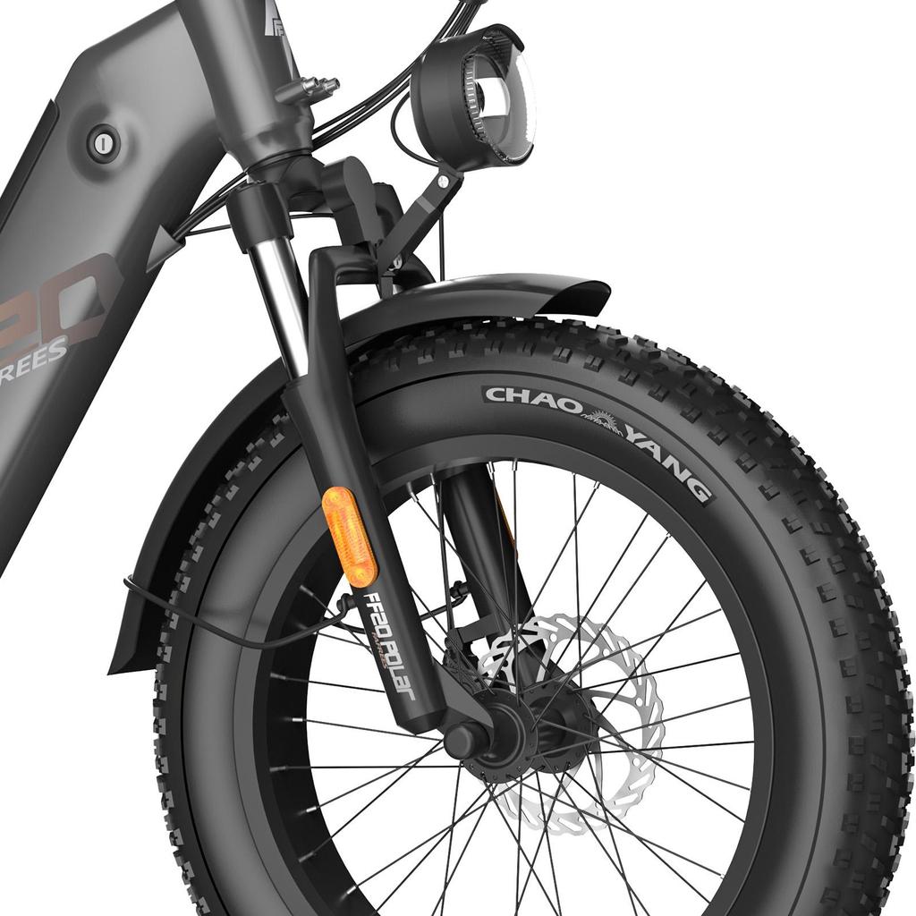 FAFREES FF20 Polar Electric Bicycle 500W Motor, 48V 26.8Ah Batter, 100KM Range, 20*4.0 Inch Fat Tires E-Bike