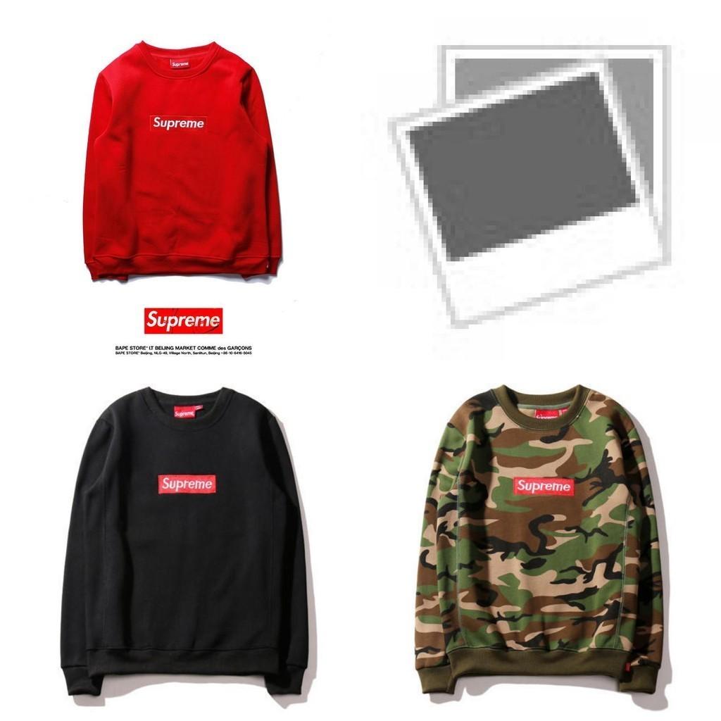 Felpa Cappotto Skateboard Supreme Uomo Donna Girocollo Giacca Maglione Pullover In Comoda Miscela di Cotone