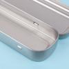 Rectangular Student Stationery Office Supplies Iron Case Gifts Container Storage Box Pencil Case