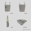 Hanpu Kobo Shoulder Bag Bag for Men and Canvas Shoulder Black [Shoulder Women, Bag, Crossbody, B5, Canvas] 3X55-01