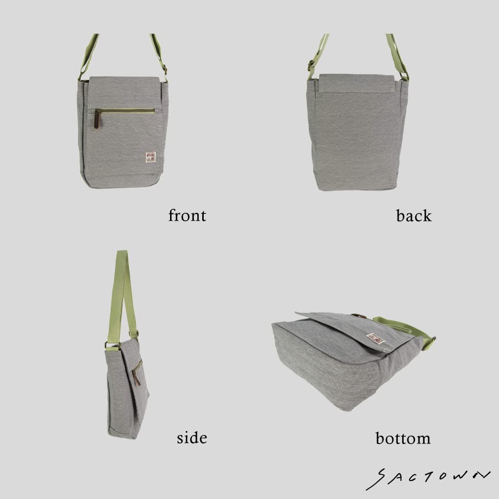 Hanpu Kobo Shoulder Bag Bag for Men and Canvas Shoulder Black [Shoulder Women, Bag, Crossbody, B5, Canvas] 3X55-01