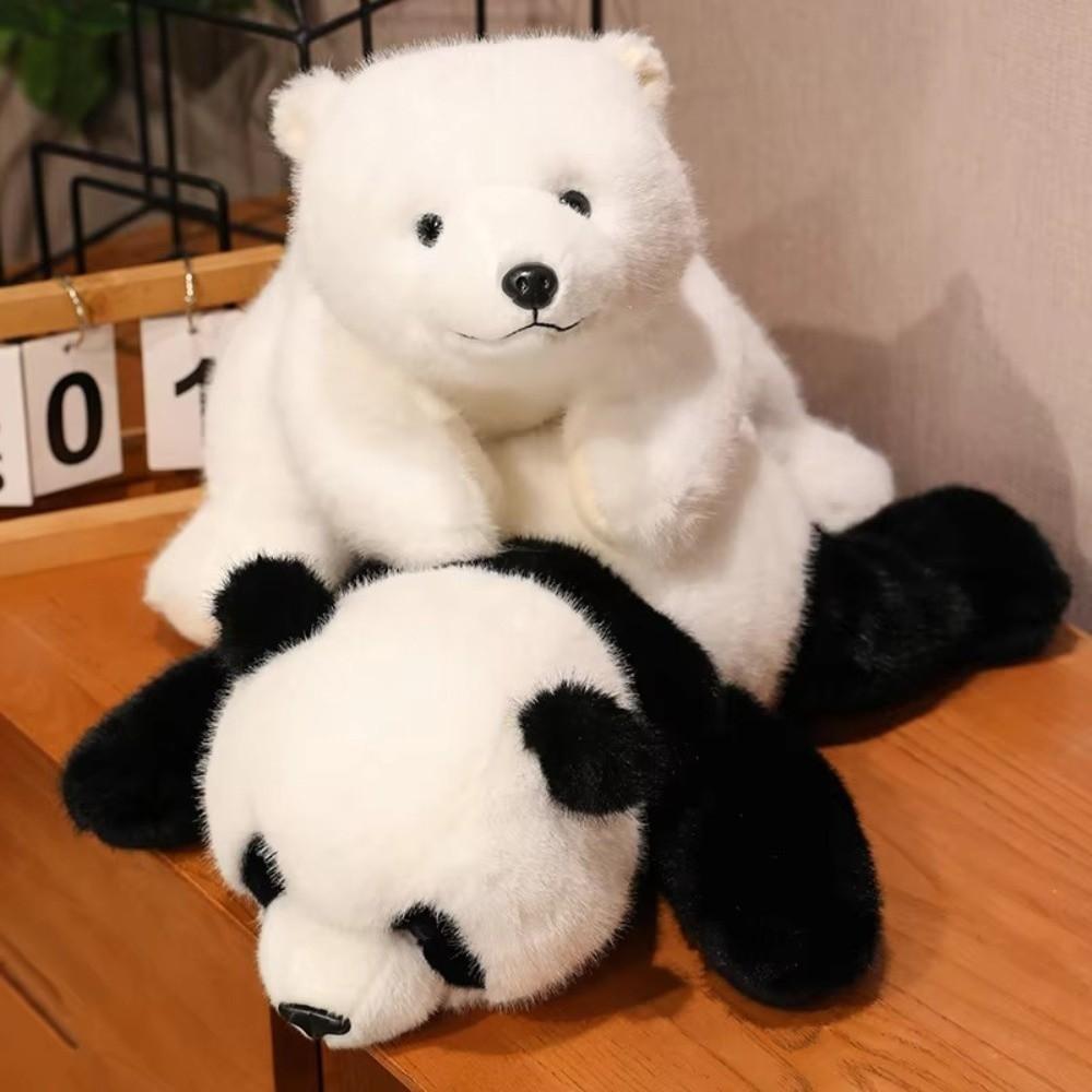 Süßes Weiches Flauschiges Tier Panda Waschbär Bodenkissen Liegende Haltung Bär Simulationstier Kindergeschenke Geschenke