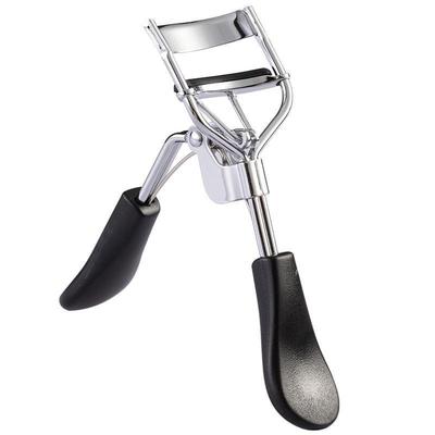 Eyelash Curler Carbon Steel Silicone Long Lasting Mini Portable Makeup Tool with Elastic Pad
