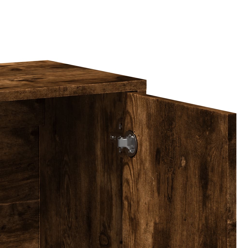 Sideboard Smoked Oak 60 x 31 x 70 cm Engineered Wood