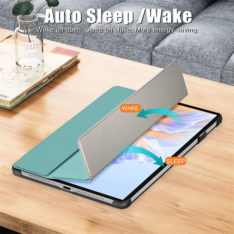 Case for Honor Pad V9 11.5 Inch Trifold Magnetic Leather Hard Smart Cover For Coque Honor V8 11" V8 Pro 12.1" Tablet Case