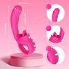 G-Spot Clitoral Licking Vibrator, Silicone Dildo Clitoral Stimulator with 10 Licking and Vibrating Modes, Multi-Stimulation, Female Sex Toys