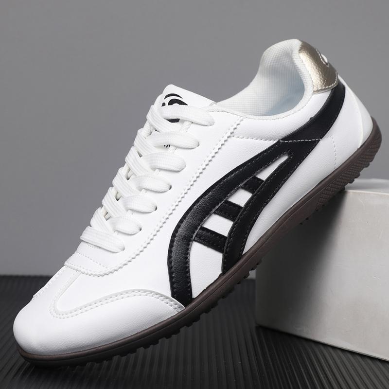Men's Sports Shoes Casual Flat Light Forrest Gump Shoes Lace Up Board Shoes Breathable Canvas Shoes Classic Running Shoes