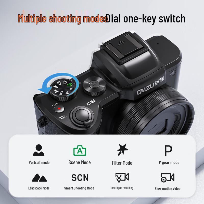 CAIZU High-Resolution Digital Vlogging Camera (CN Version)
