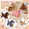Brinquedo de Pelúcia Elétrico Que Pode Falar E Andar, Brinquedo de Cachorro Realista Para Crianças.