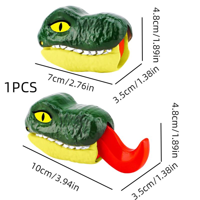 

Folding Dinosaur 3d Toy Plastic Retractable Tongue Stress Relief Kids Fun Gifts
