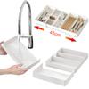 Expandable Cutlery Drawer Organizers Adjustable Kitchen Utensil Tray Kit Compartment Flatware Storage Divider Kitchen Organizer
