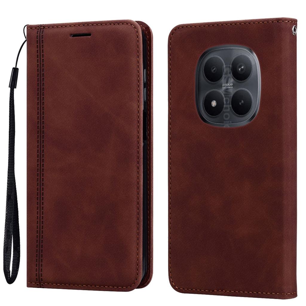Magnetic Closure Flip Wallet Phone Case for Xiaomi Redmi Note 15 Pro+,15 Pro 5G,POCO M8 Pro 5G Vintage PU Leather Card Holder Cover
