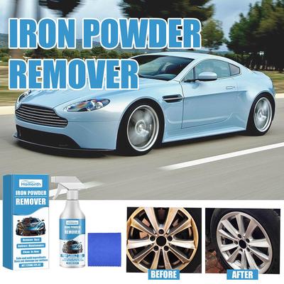Car Rust Remover Spray Portable Iron Dust Wheel Rust Car Detailling Polishing Cleaner Accessories Auto Remove J7P3