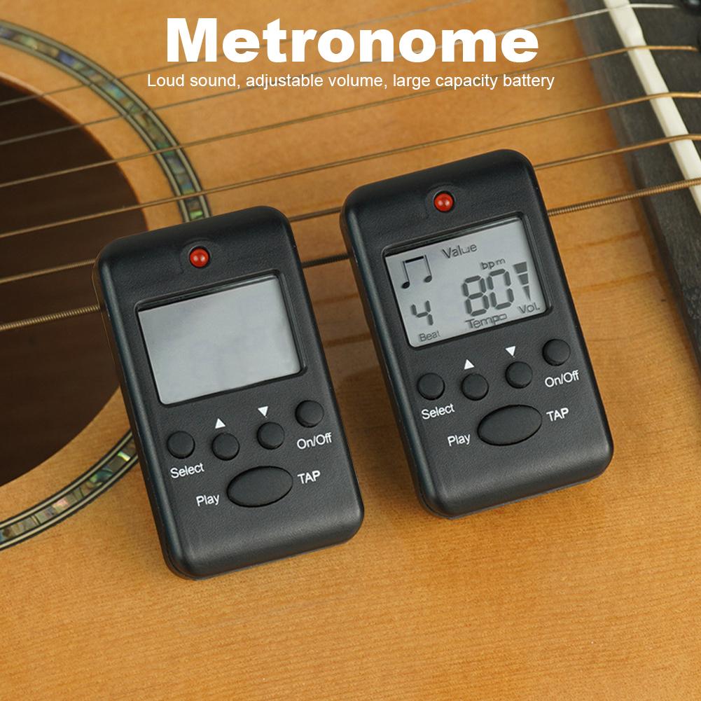 Electronic Metronome Clip On Pocket Metronome Portable Tempo Metronome Loud Sound Mini Metronome Violin Accessories