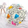1pc Heart Characters Automatic Open/close Umbrella, 8-Rib sturdy structure, Auto Folding/Opening, Portable Travel Umbrella for Women,228