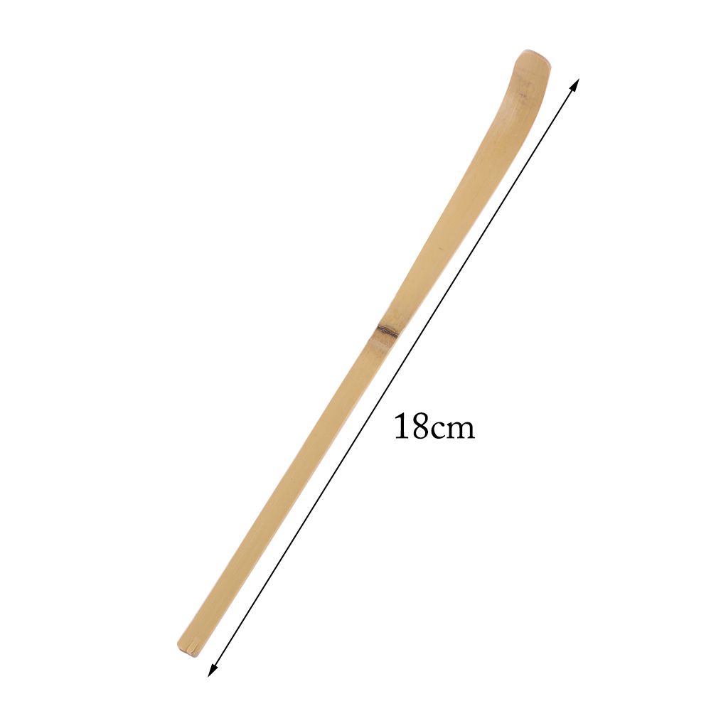 Cooking Utensil Spice Gadget Handmade Kitchen Tool Tea Sticks Leaf Spatula Matcha Spoon Black Bamboo Wood