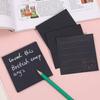 50 Sheets/pack Creative Paper Black Sticky Notes Self-Stick Notes Pads Posted It Notepad School Home Office Stationery Supplies