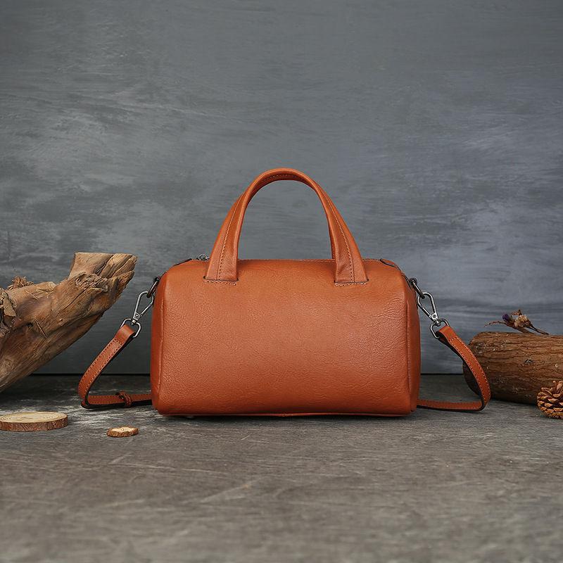 Vintage Design Women Handbags Genuine Leather Shoulder Bags for Ladies Fashion Crossbody Bags Purse Pillow Bags