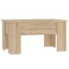 Coffee Table Sonoma Oak 79x49x41 Cm Engineered Wood