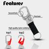 Ahiller Carabiner Double Lock Design 11cm Zinc Alloy Key Chain