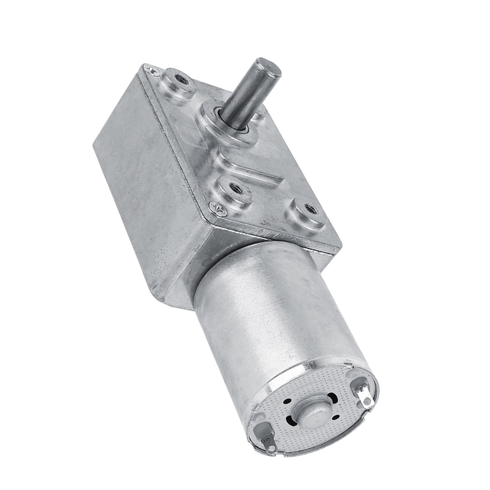 

Reversible High Torque Worm Geared Drive Motor DC 12V Reduction Motor(40RPM)