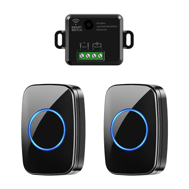 220V Wireless Remote Control Switch, No Wiring Needed, Master-Slave & Dual Control, Flexible Placement