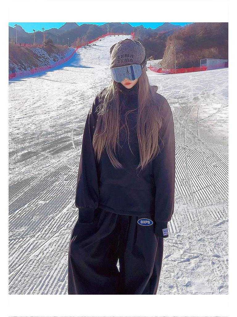 Ice Degree Rabbit Ear Ski Jacket: Women's & Men's Windproof, Waterproof, Warm Ski Sweatshirt for Snowboarding & Skiing