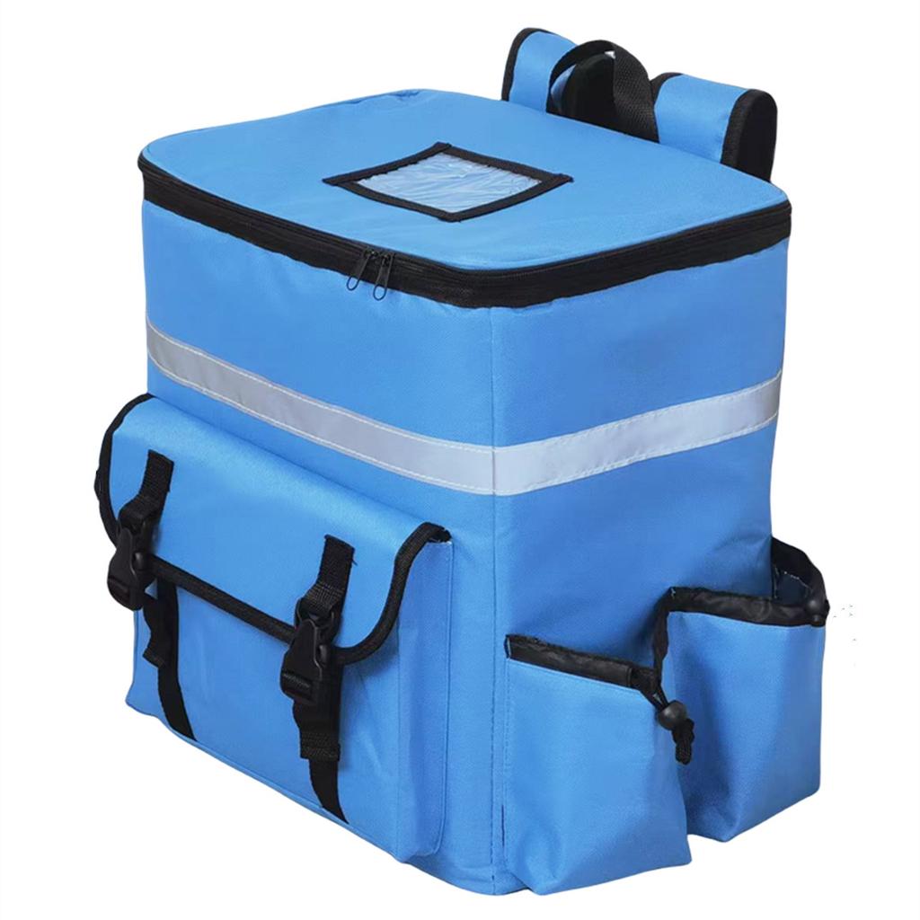 Pizza-Liefertasche mit doppelter Schulter, tragbare Lieferbox, verdickte Isoliertasche mit großer Kapazität