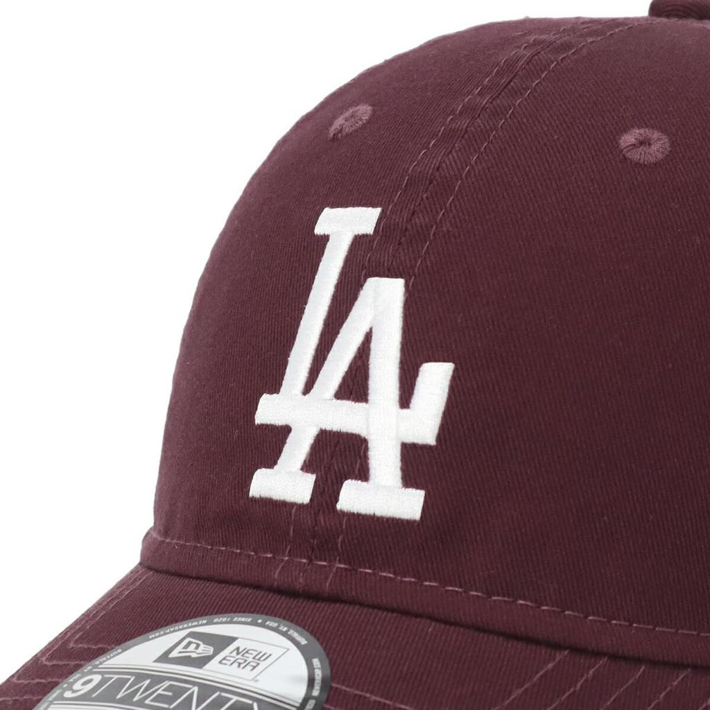 NEW ERA Cap 9Twenty MLB Los Angeles Dodgers Maroon Washed 920 LOSDOD WINE HI 25J