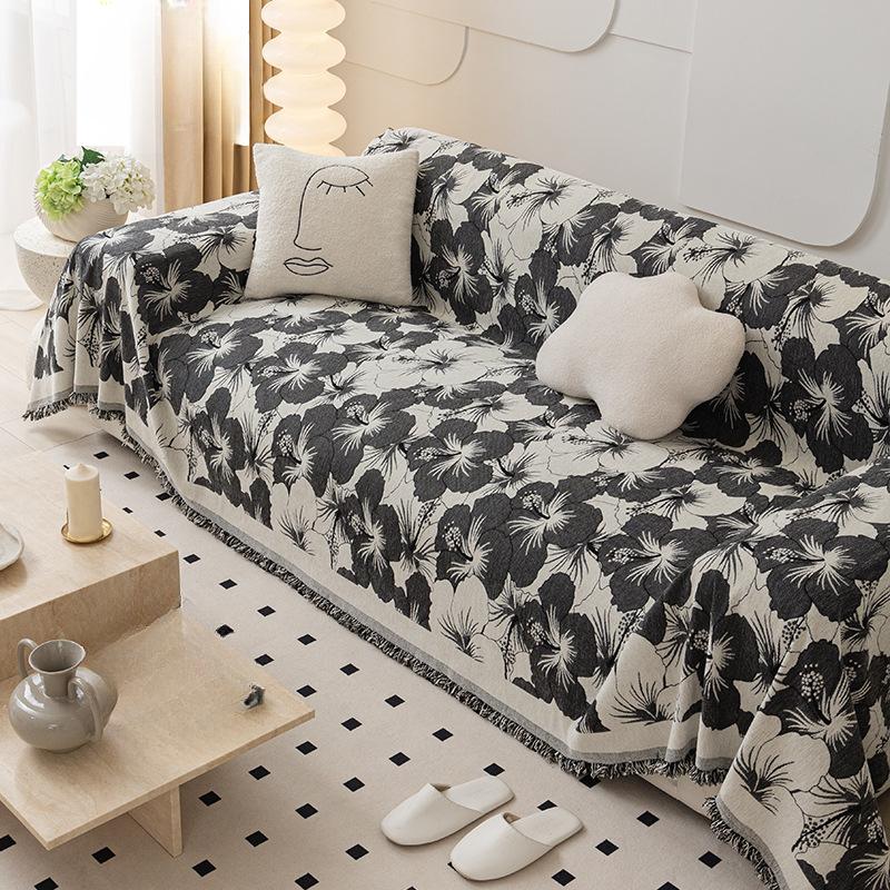 Chenille Four Seasons Universal Sofa Cushion Sofa Cover Nordic Simple Modern Nap Blanket Cover Towel All-Inclusive Universal Cover