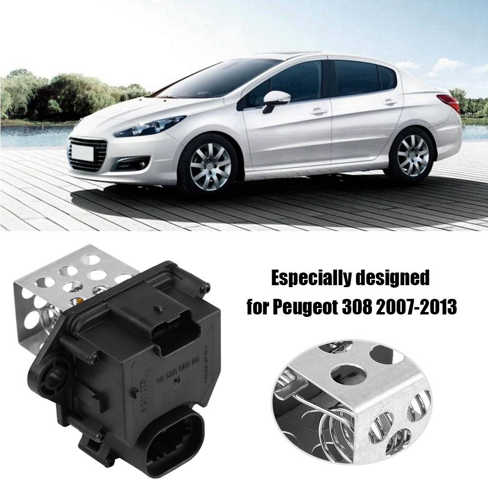 Car Engine Cooling Radiator Fan Motor Switch Blower Resistor for Peugeot 308 2007 2013